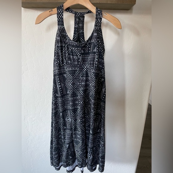 Prana geometric black tank dress, size small! Athleisure, Comfort & Lounge••• - Picture 3 of 16